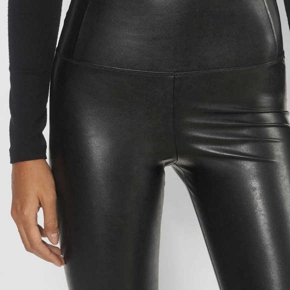 Wilfred Pants - Aritzia Wilfred Daria Women's Black Faux Leather Pants XS